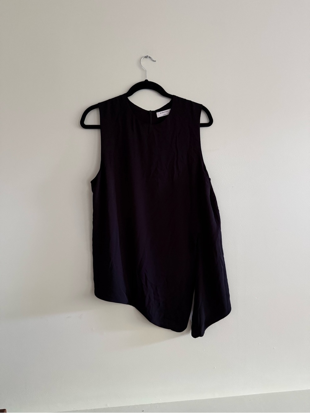 Babaton Aritzia Asymmetric Black Top